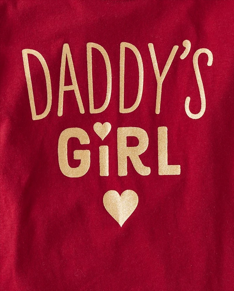 Girls Daddy's Girl Graphic Tee