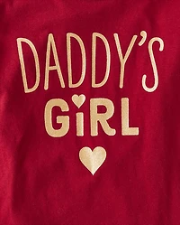 Girls Daddy's Girl Graphic Tee