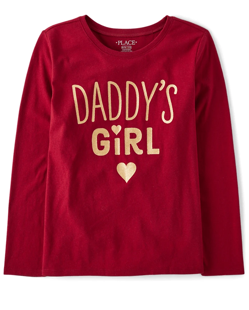 Girls Daddy's Girl Graphic Tee