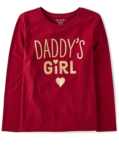 Girls Daddy's Girl Graphic Tee