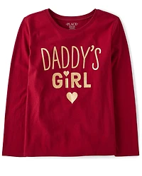 Girls Daddy's Girl Graphic Tee