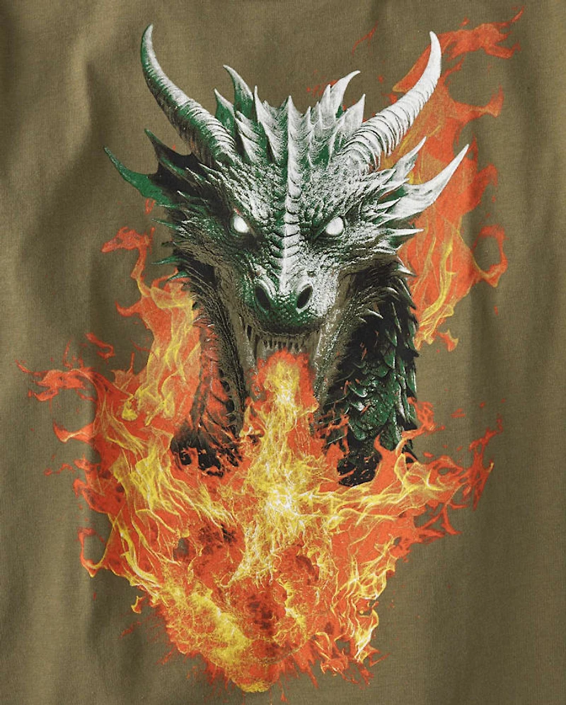 Boys Dragon Graphic Tee