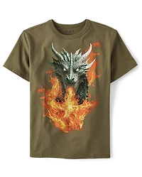 Boys Dragon Graphic Tee