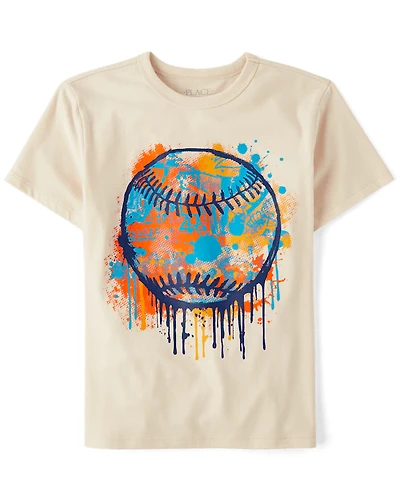 Boys Baseball Graphic Tee