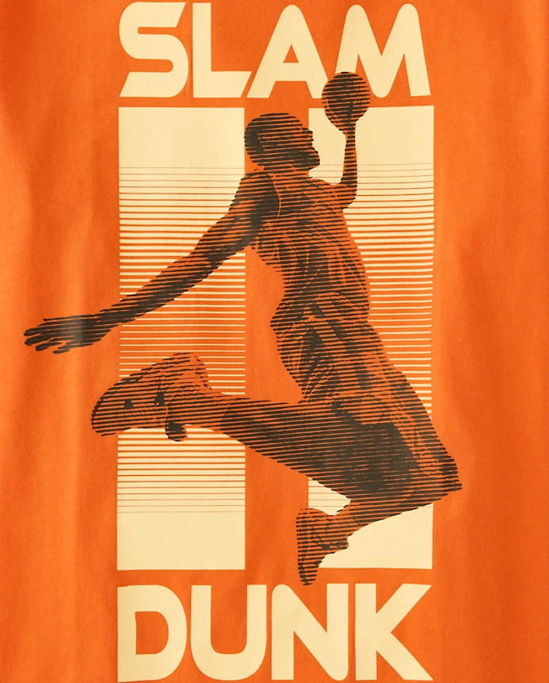 Boys Slam Dunk Graphic Tee