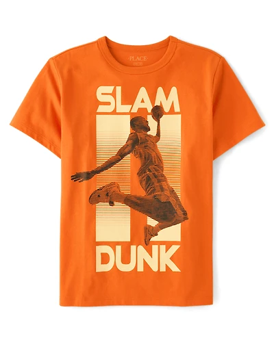 Boys Slam Dunk Graphic Tee