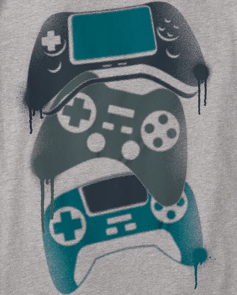Boys Game Controllers Graphic Tee