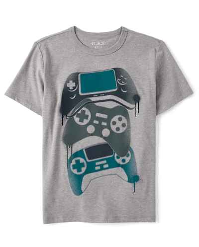 Boys Game Controllers Graphic Tee