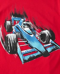 Boys Race Car Graphic Tee