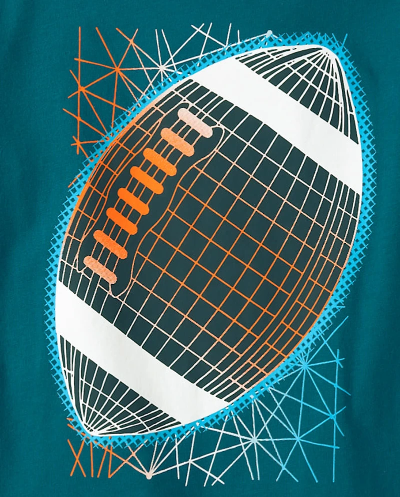 Boys Football Graphic Tee