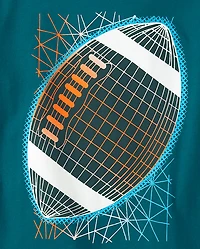 Boys Football Graphic Tee