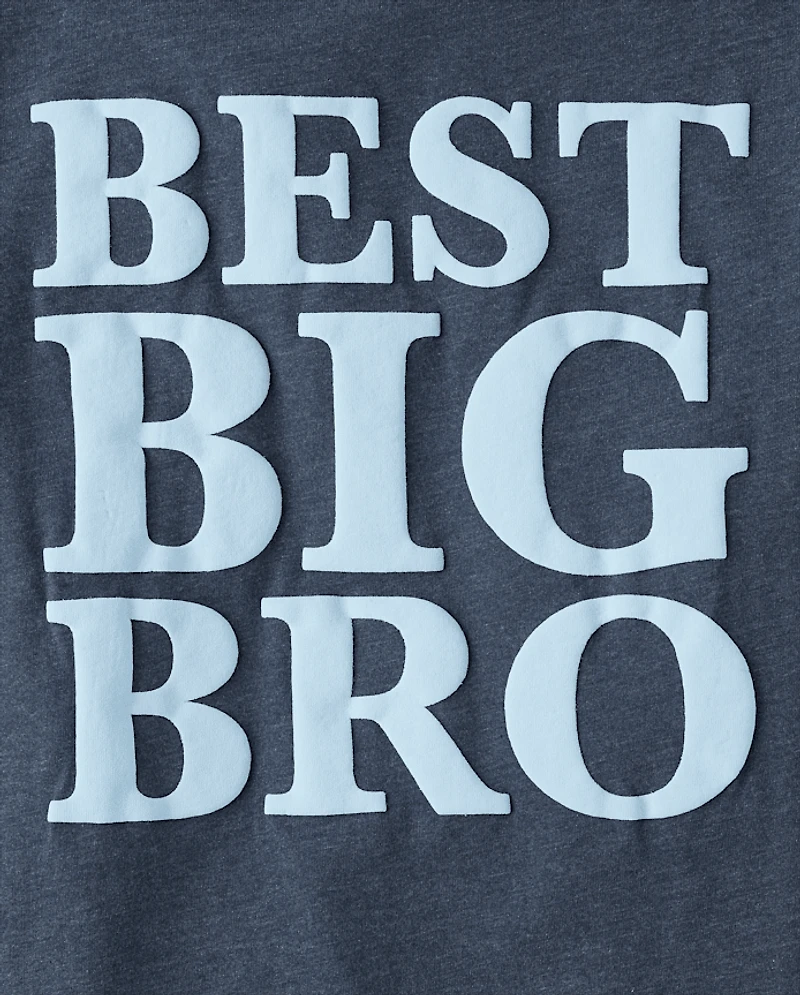 Boys Best Big Bro Graphic Tee