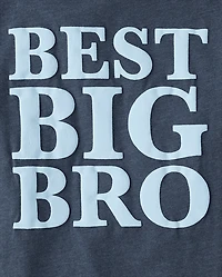 Boys Best Big Bro Graphic Tee