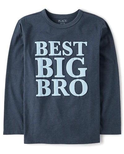 Boys Best Big Bro Graphic Tee