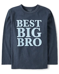 Boys Best Big Bro Graphic Tee