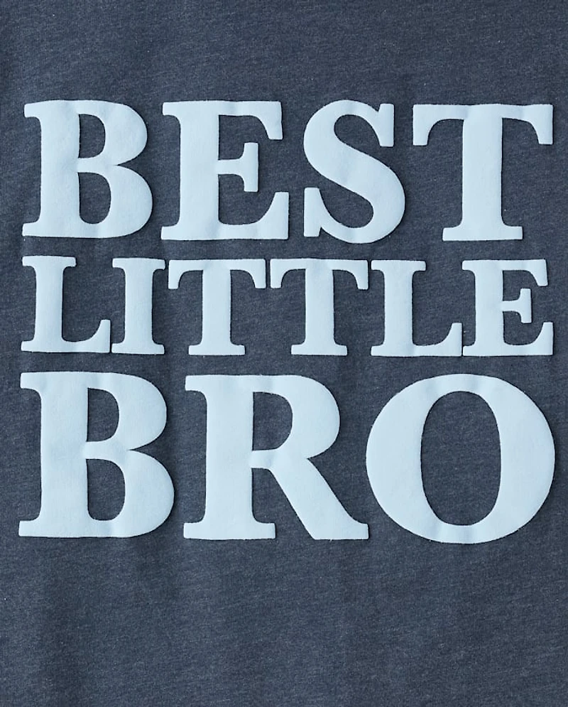 Boys Best Little Bro Graphic Tee