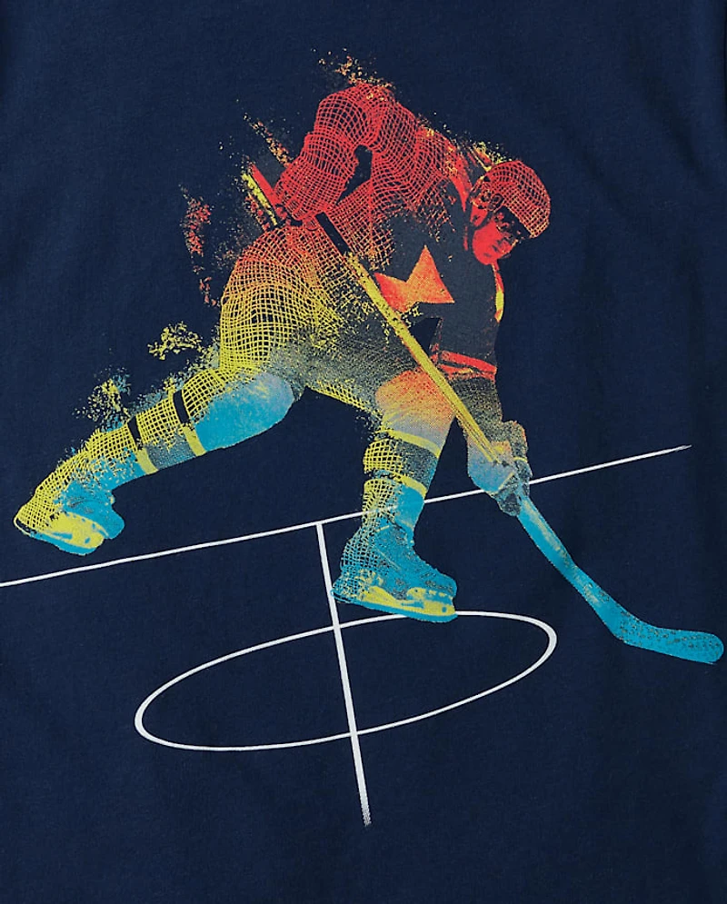 Boys Hockey Graphic Tee