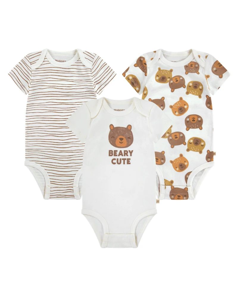 Baby Huggies™ Bear Bodysuit 3-Pack