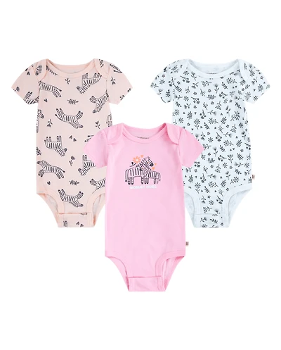 Baby Girls Huggies™ Zebra Bodysuit 3-Pack