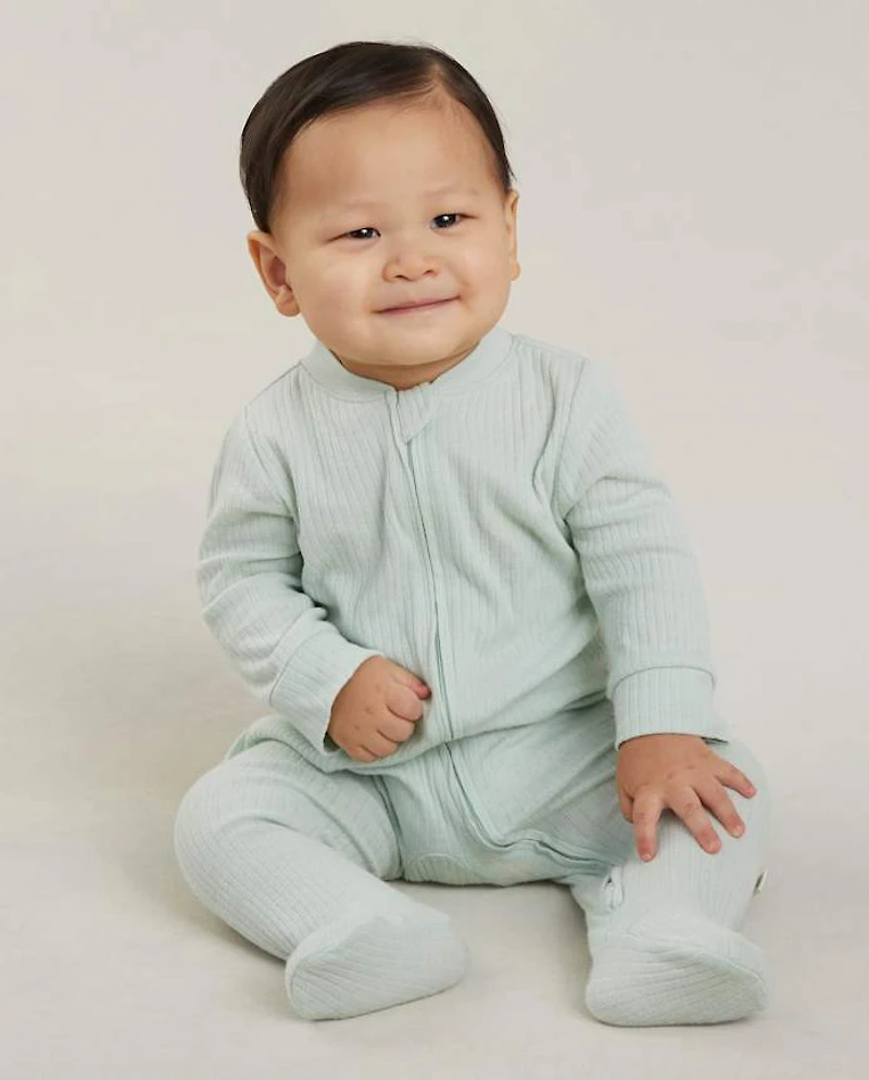 Baby Boys Huggies™ Ribbed Footed Coverall