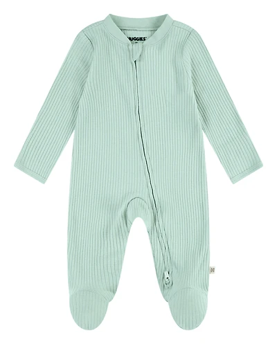 Baby Boys Huggies™ Ribbed Footed Coverall