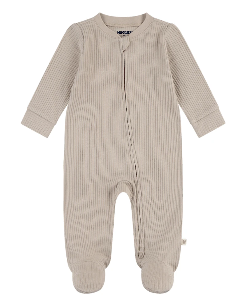 Baby Huggies™ Ribbed Footed Coverall