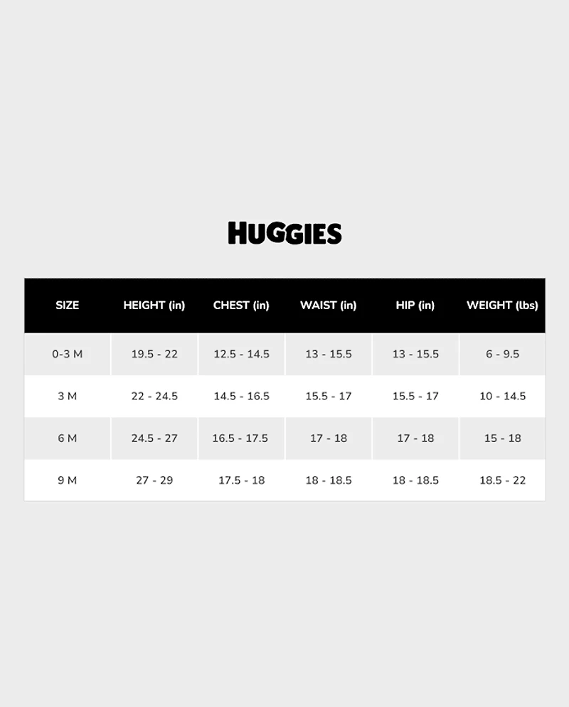 Baby Girls Huggies™ Ribbed Footed Coverall