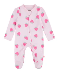Baby Girls Huggies™ Strawberry Footed Coverall