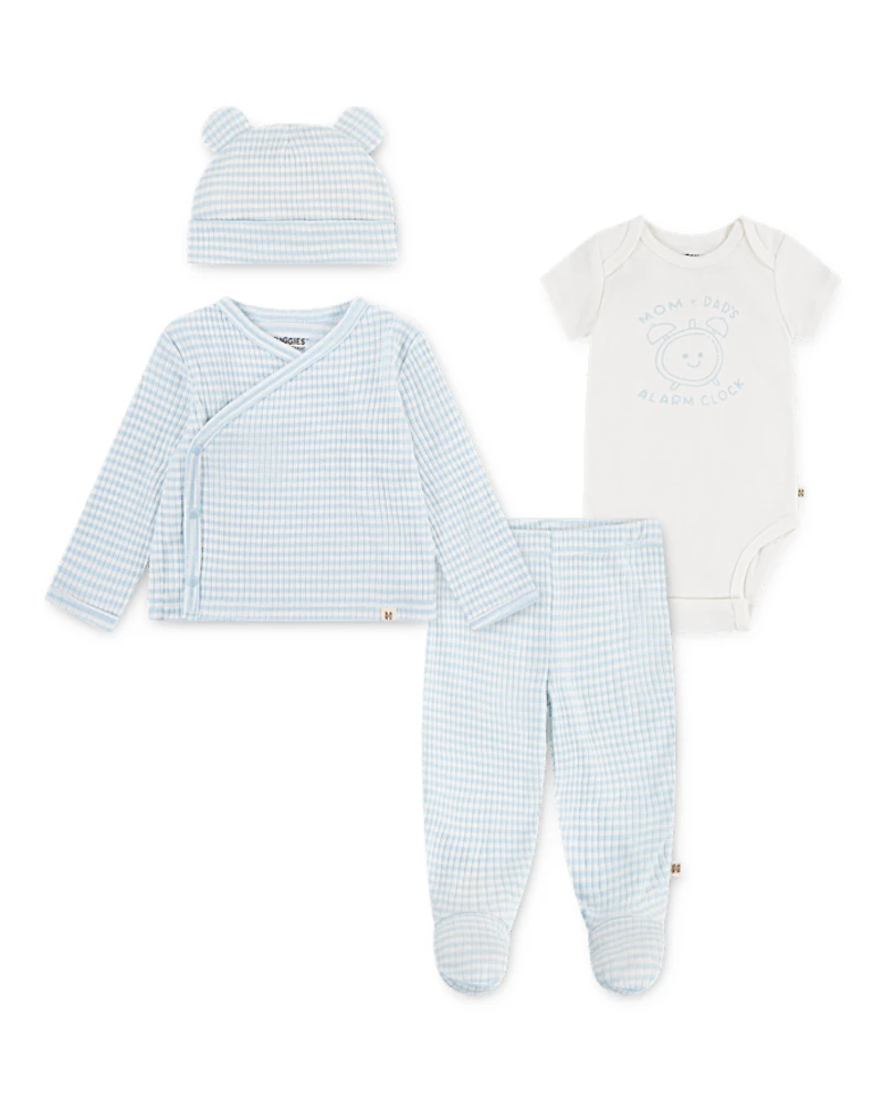Baby Boys Huggies™ Gingham 4-Piece Take Me Home Set