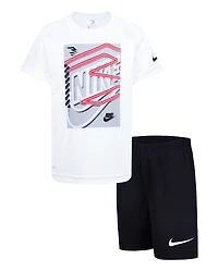 Boys Nike 3BRAND™ by Russell Wilson Graphic 2-Piece Outfit Set