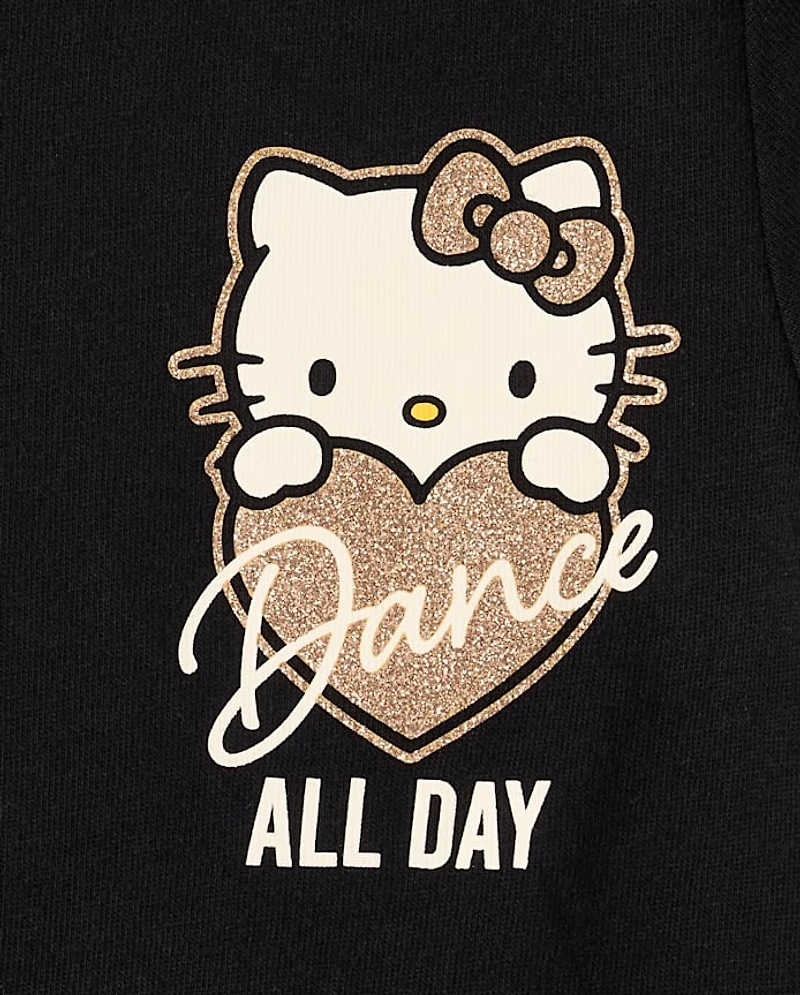 Girls Hello Kitty® Glitter Dance Baby Tee