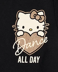 Girls Hello Kitty® Glitter Dance Baby Tee