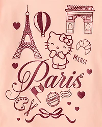 Girls Hello Kitty® Glitter Paris Baby Tee