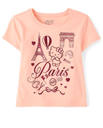 T-shirt bébé Hello Kitty® Glitter Paris pour fille