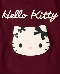 Girls Hello Kitty® Puff Print Bows Baby Tee