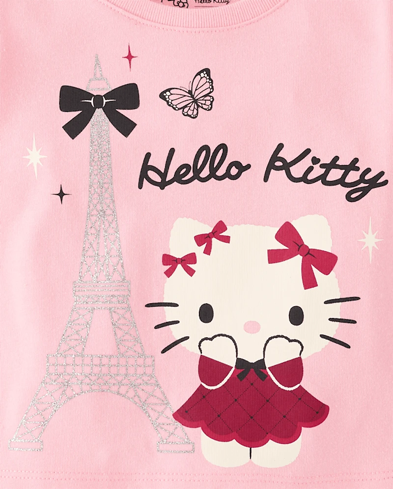 Toddler Girls Hello Kitty® Glitter Eiffel Tower Baby Tee
