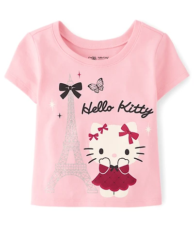 Toddler Girls Hello Kitty® Glitter Eiffel Tower Baby Tee
