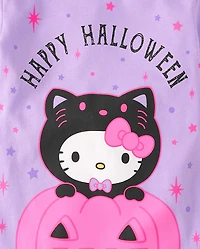 Toddler Girls Hello Kitty® Glow Happy Halloween Graphic Tee