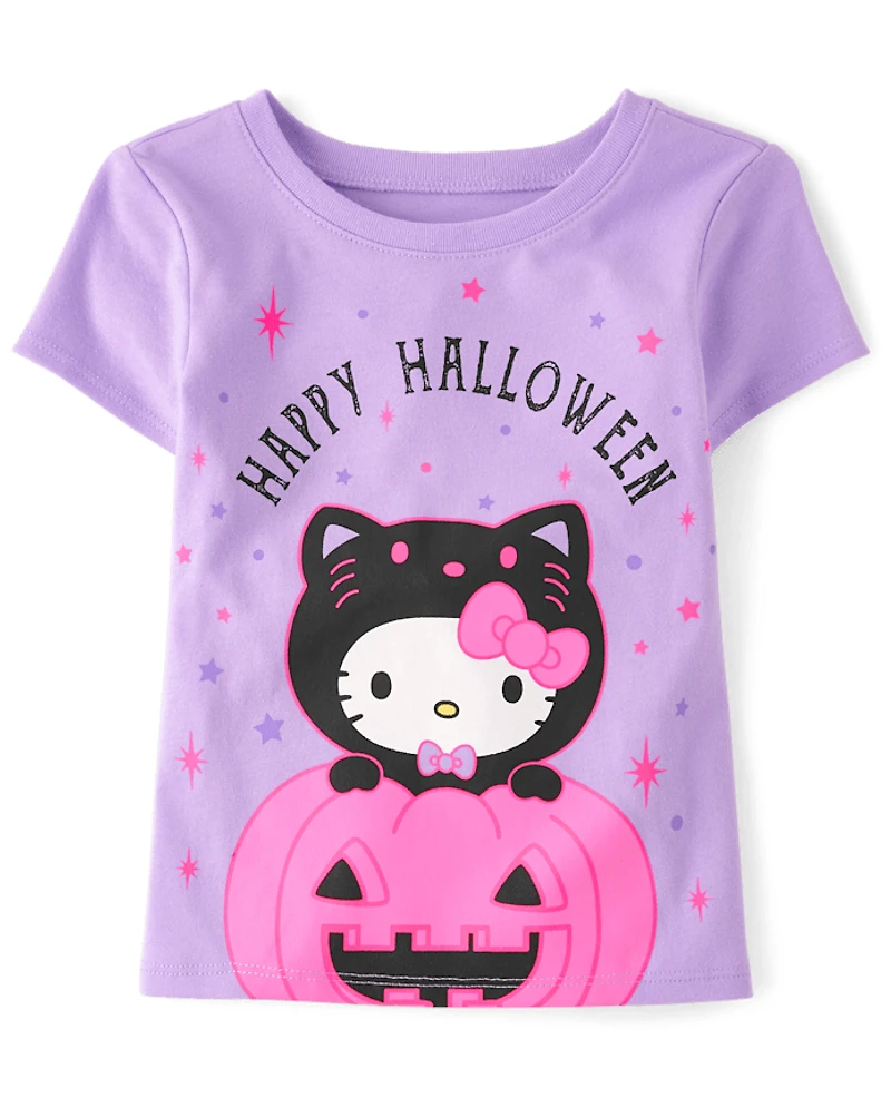 Toddler Girls Hello Kitty® Glow Happy Halloween Graphic Tee