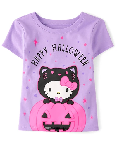 Toddler Girls Hello Kitty® Glow Happy Halloween Graphic Tee