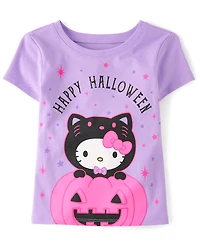 Toddler Girls Hello Kitty® Glow Happy Halloween Graphic Tee