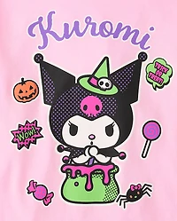 Girls Kuromi™ Glow Halloween Graphic Tee