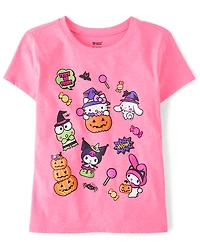 T-shirt graphique Hello Kitty® et ses amis pour filles, motif Halloween
