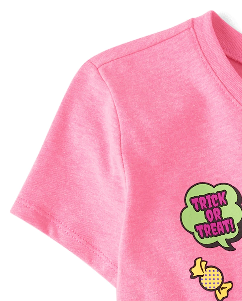 Girls Hello Kitty® And Friends Halloween Graphic Tee