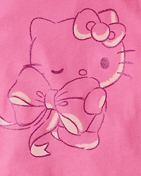 Girls Hello Kitty® Glitter Bow Baby Tee