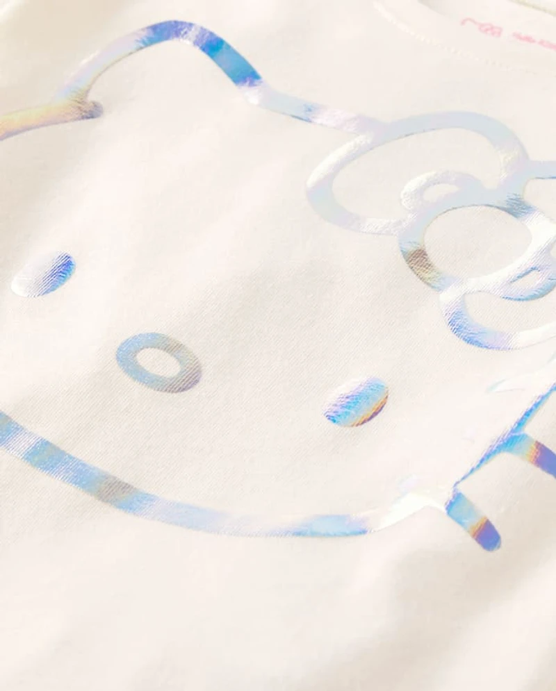 Girls Hello Kitty® Holographic Baby Tee