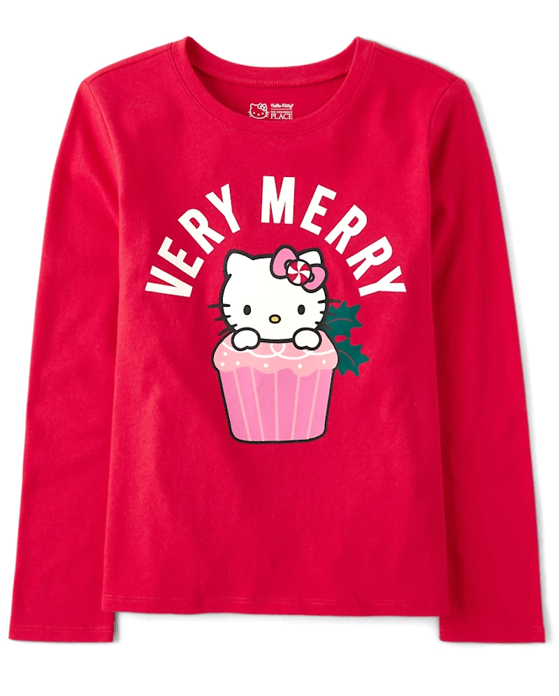 Girls Hello Kitty® Very Merry Graphic Tee