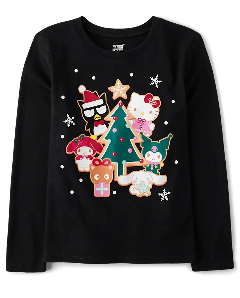 Girls Hello Kitty® And Friends Holiday Graphic Tee