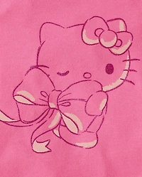 Toddler Girls Hello Kitty® Glitter Bow Baby Tee