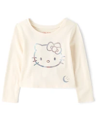 Toddler Girls Hello Kitty® Holographic Baby Tee